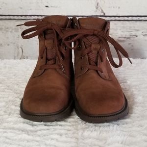 Timberland Dark Brown Nubuck Leather Ankle…